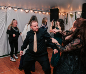 New Hampshire Halloween wedding by photographer Ari Leo of Vivid Instincts Photography