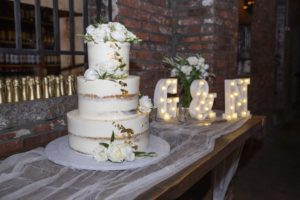 wedding cake made by Cake Monstah, a Boston bakery