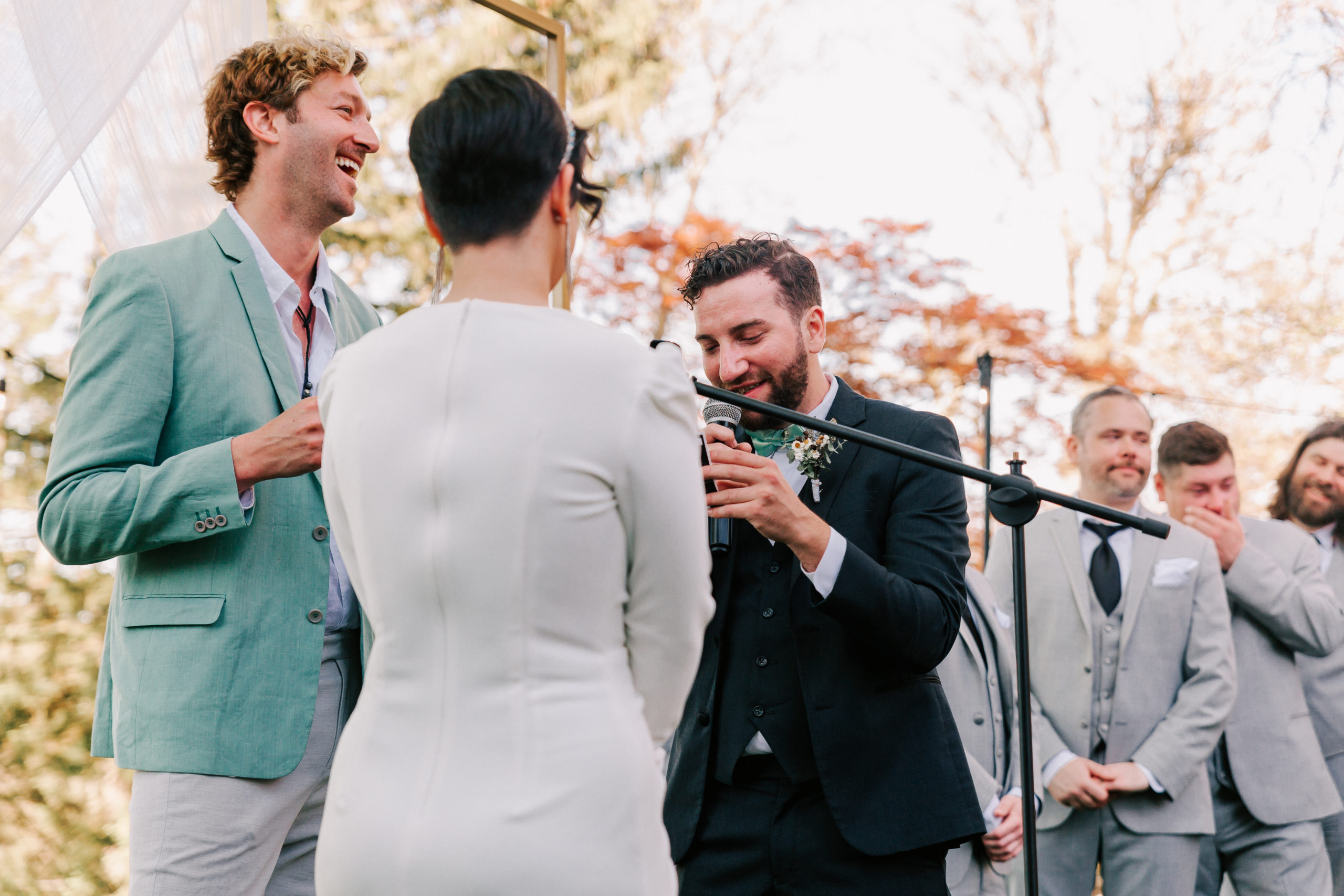 a wedding ceremony at one of the most unique wedding venues Massachusetts has to offer